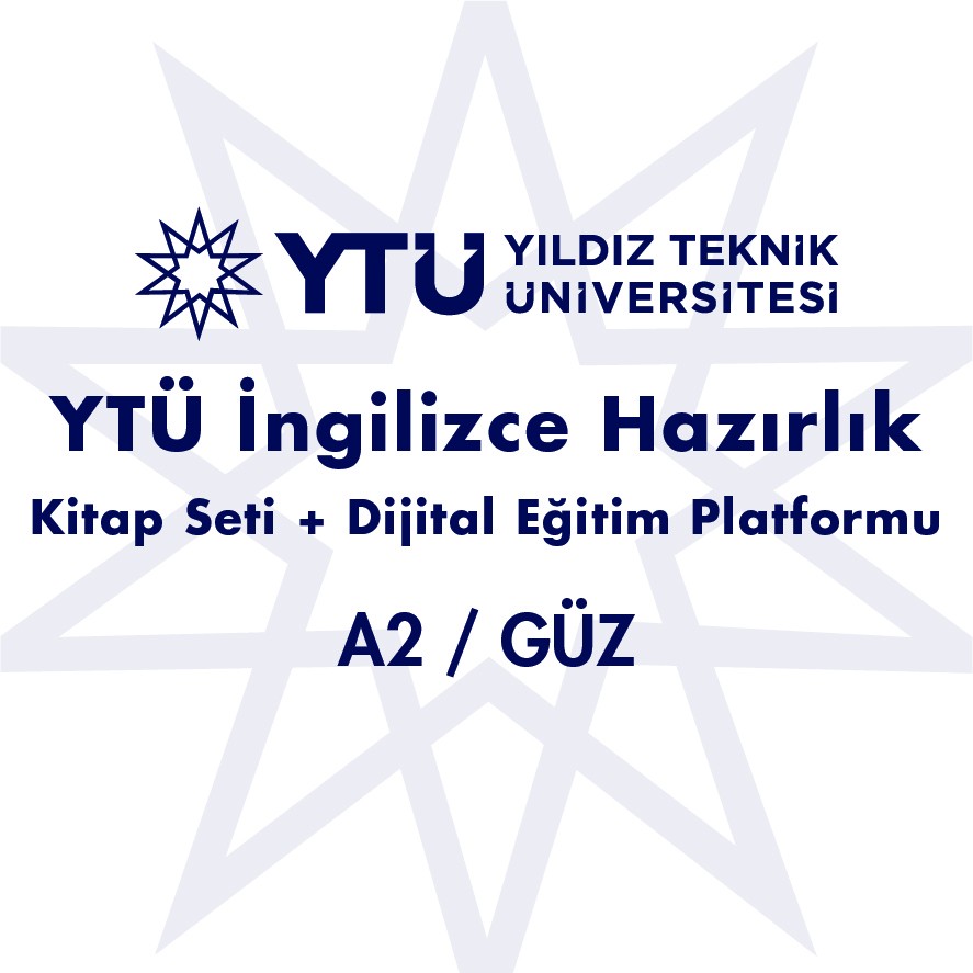 YTÜ İngilizce Hazırlık Kitap seti + Dijital Eğitim Platformu  A2  / GÜZ