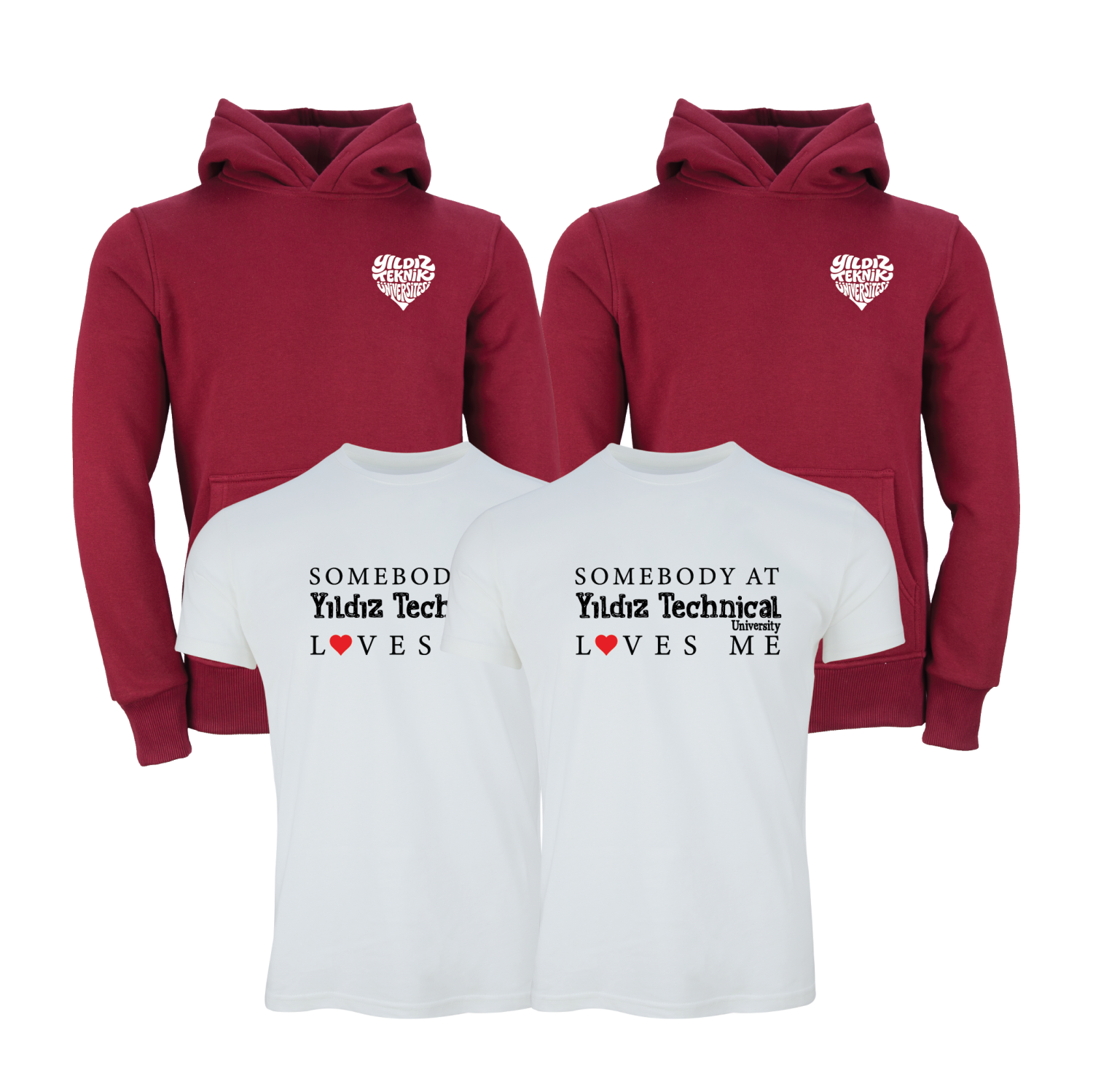 YTU Campus Heart × Somebody in – Couple Set