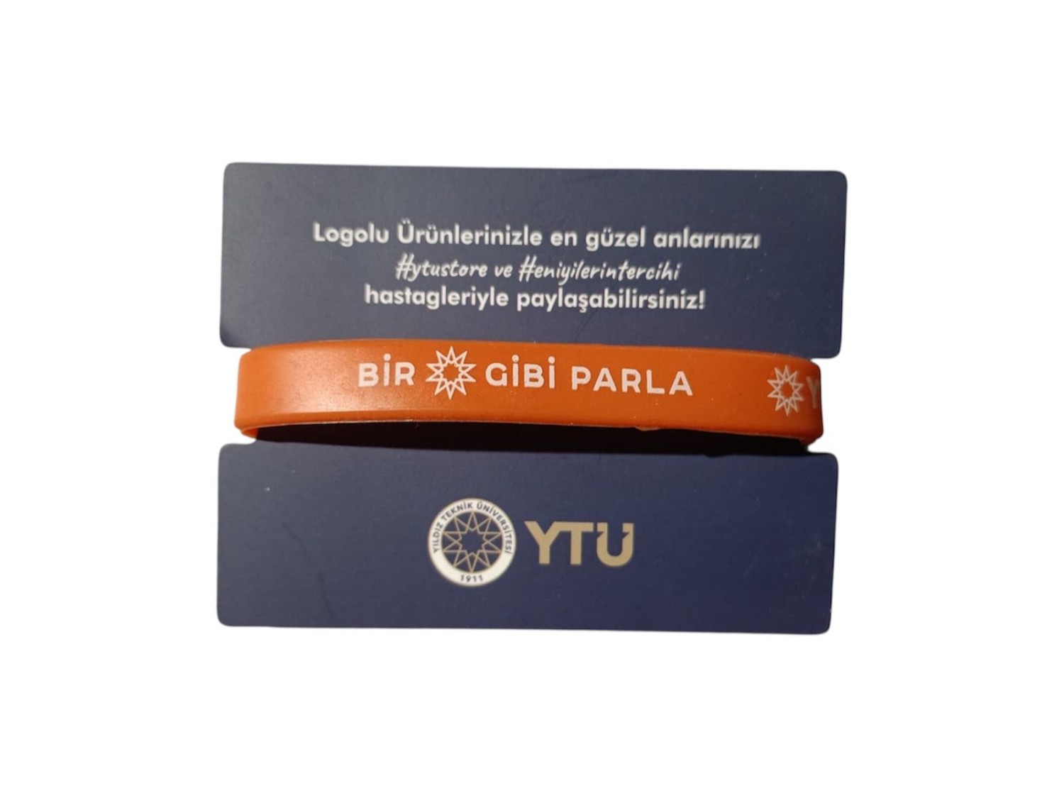 YTÜ Yıldız Store -  Yıldız Gibi Parla Turuncu Bileklik