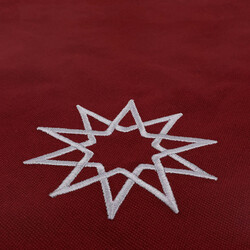 Yıldız Logolu Heybe Çanta Bordo - Thumbnail