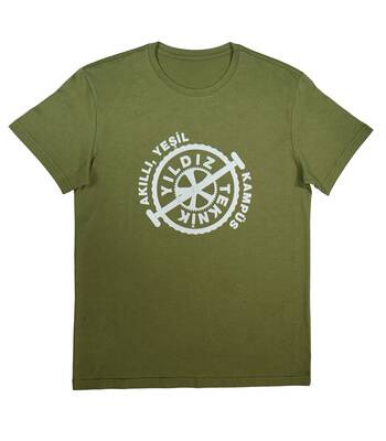 YTÜ Akıllı-Yeşil Kampüs Yeşil T-Shirt