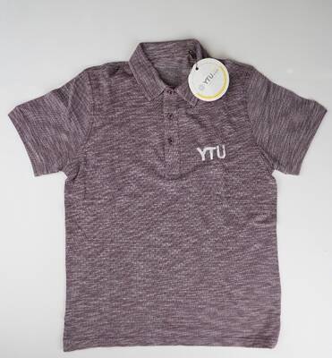 YTÜ Bordo Melanj Polo Yaka T-Shirt