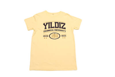 YTÜ Sarı Est. 1911Baskılı T-Shirt