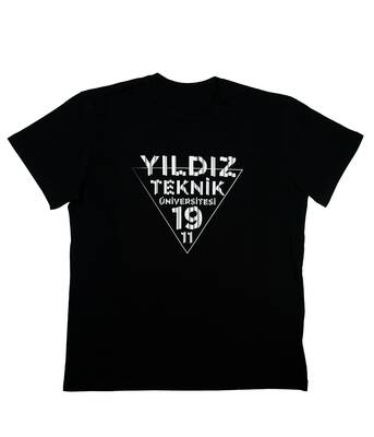 YTÜ Yıldız Teknik Üni Siyah T-Shirt